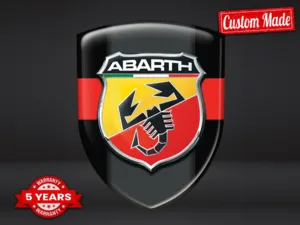 Fiat Abarth Emblema Relieve Rendimiento Máximo Estilo Pro Duradero